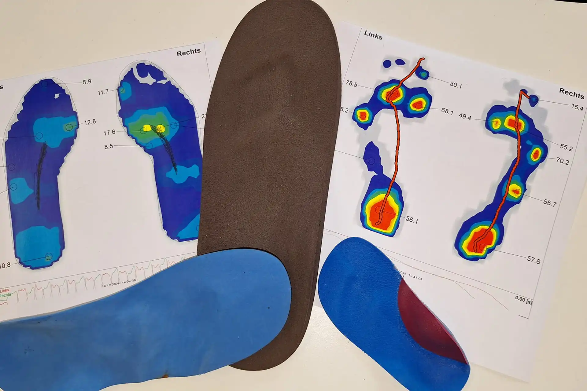 Orthopädieschuhtechnik A. Bartsch - Med./Techn. Hilfsmittel Orthopädie, Orthopädieschuhtechnik - Einlagen nach Fußdruckmessung